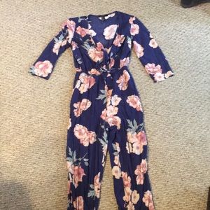 Cute Floral Jumpsuit